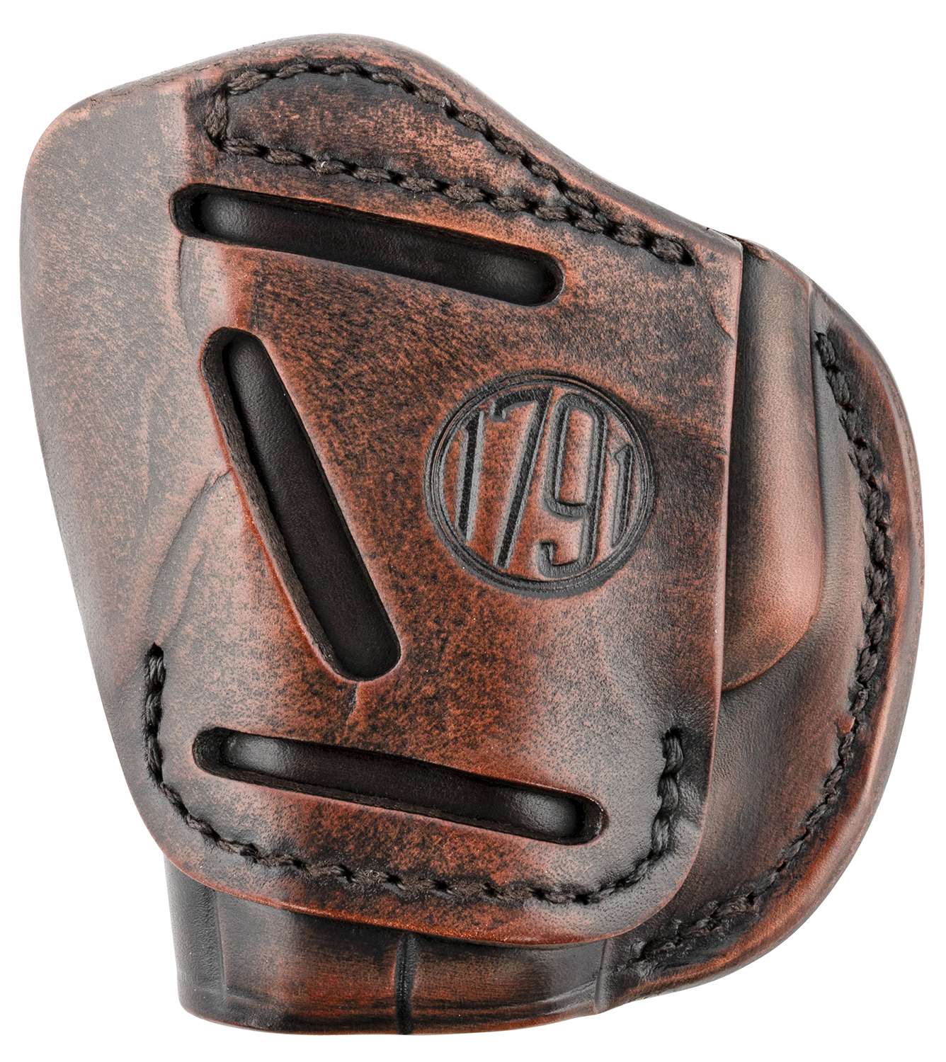 1791 GUNLEATHER 4 WAY HOLSTER IWB/OWB SIZE 2 VINTAGE RH FITS GLOCK 4243