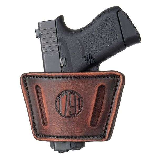 1791 GUNLEATHER UNIVERSAL IWB/OWB HOLSTER SMALL VINTAGE AMBI FITS SLIM/SMALL/MID FRAMES - 1791 Gunleather