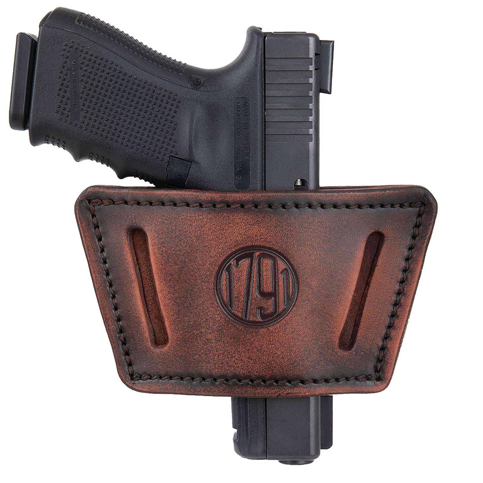 1791 GUNLEATHER UNIVERSAL IWB/OWB HOLSTER LARGE VINTAGE AMBI FITS SLIM/SMALL/MID FRAMES - 1791 Gunleather