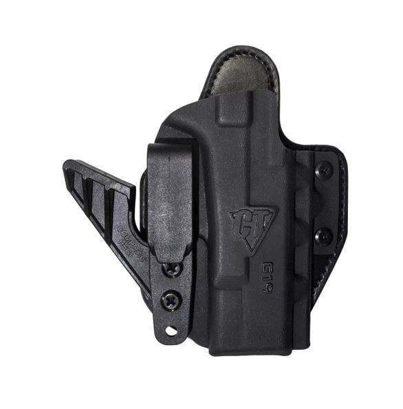 COMP-TAC EV2 MAX HYBRID APPENDIX IWB GLOCK 19 GEN 1-4 RH BLACK - High Speed Gear