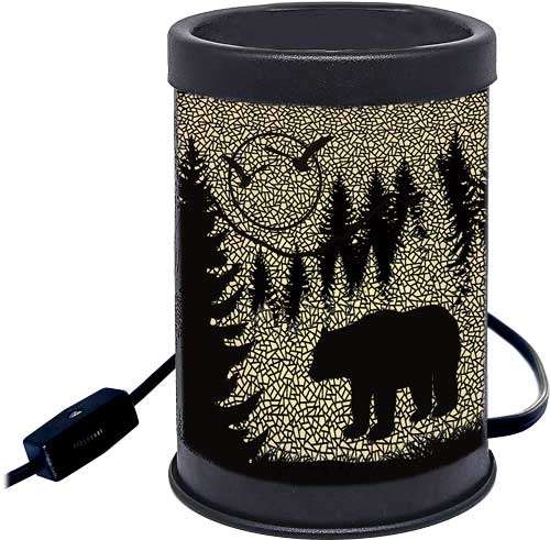 RIVERS EDGE BEAR SILHOUETTE CANDLE WARMER - 