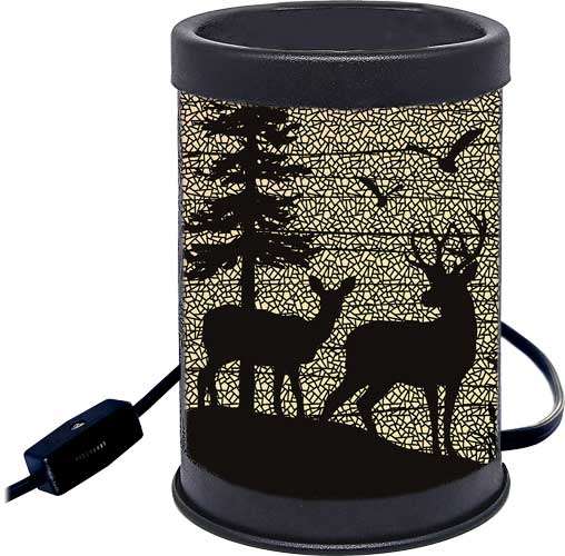 RIVERS EDGE DEER SILHOUETTE CANDLE WARMER - 