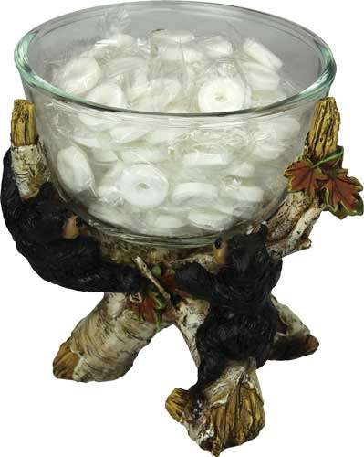 RIVERS EDGE CUTE BEARS CANDY DISH - 