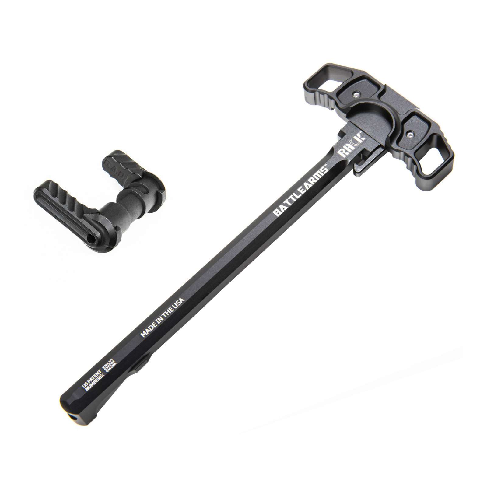 BATTLE ARMS RACK CHARGING HANDLE AND BAD-ASS-PRO SAFETY BUNDLE - Battle Arms Development, Inc.