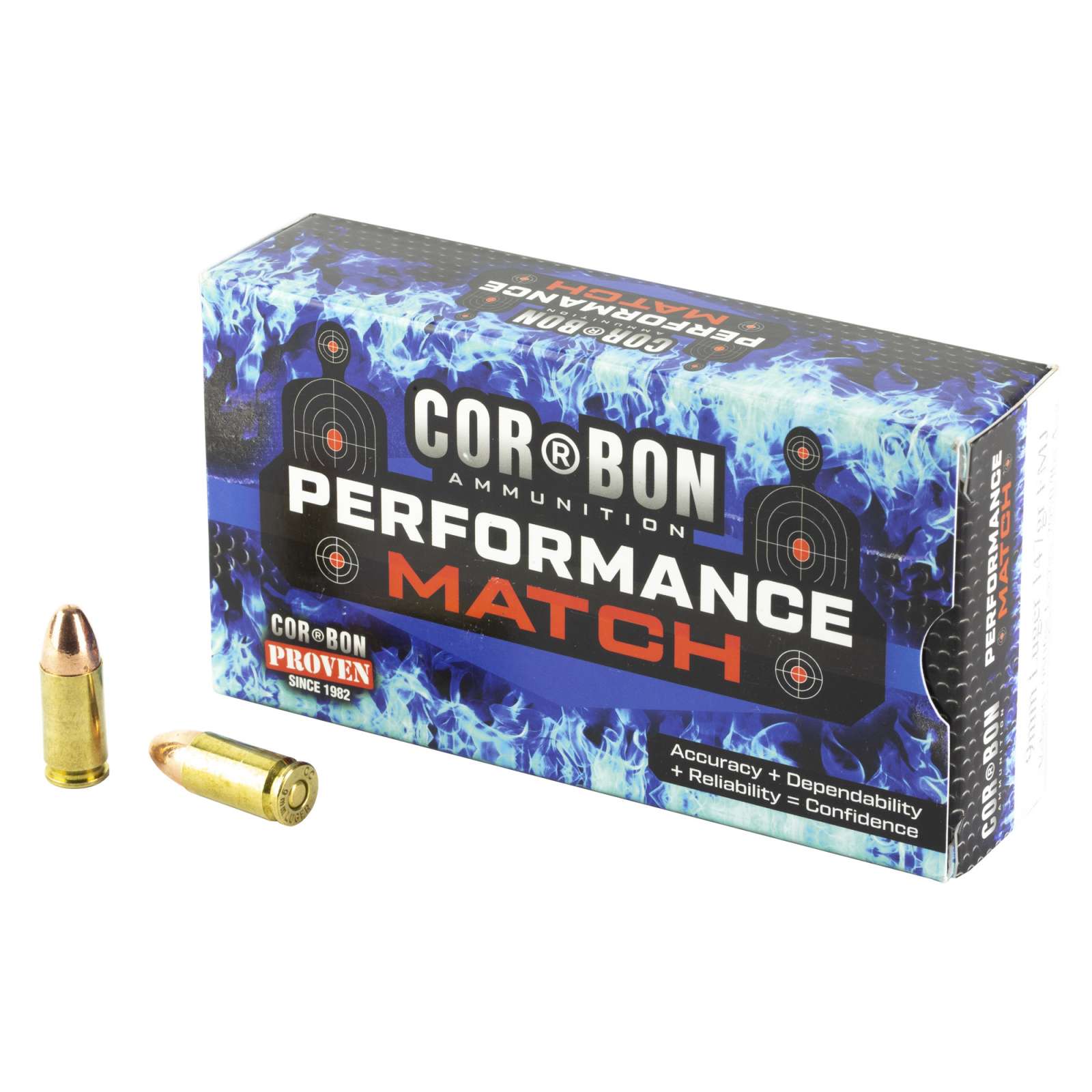 CORBON 9MM LUGER 147GR FMJ 50/1250 - Cor-bon