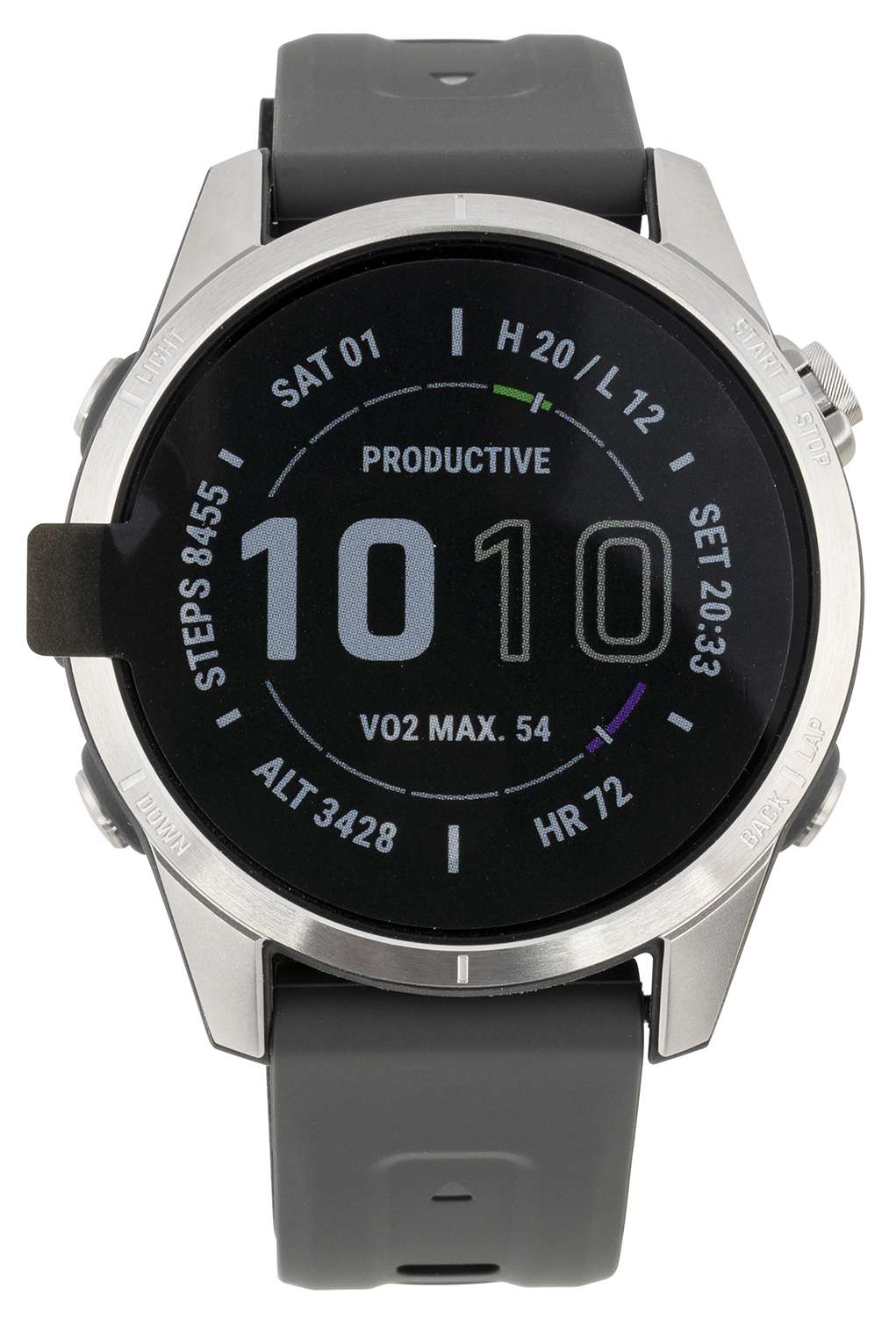 GARMIN 0100253900 FENIX 7S STNLESS STEEL W/GRAPH Gulf Coast Gun and