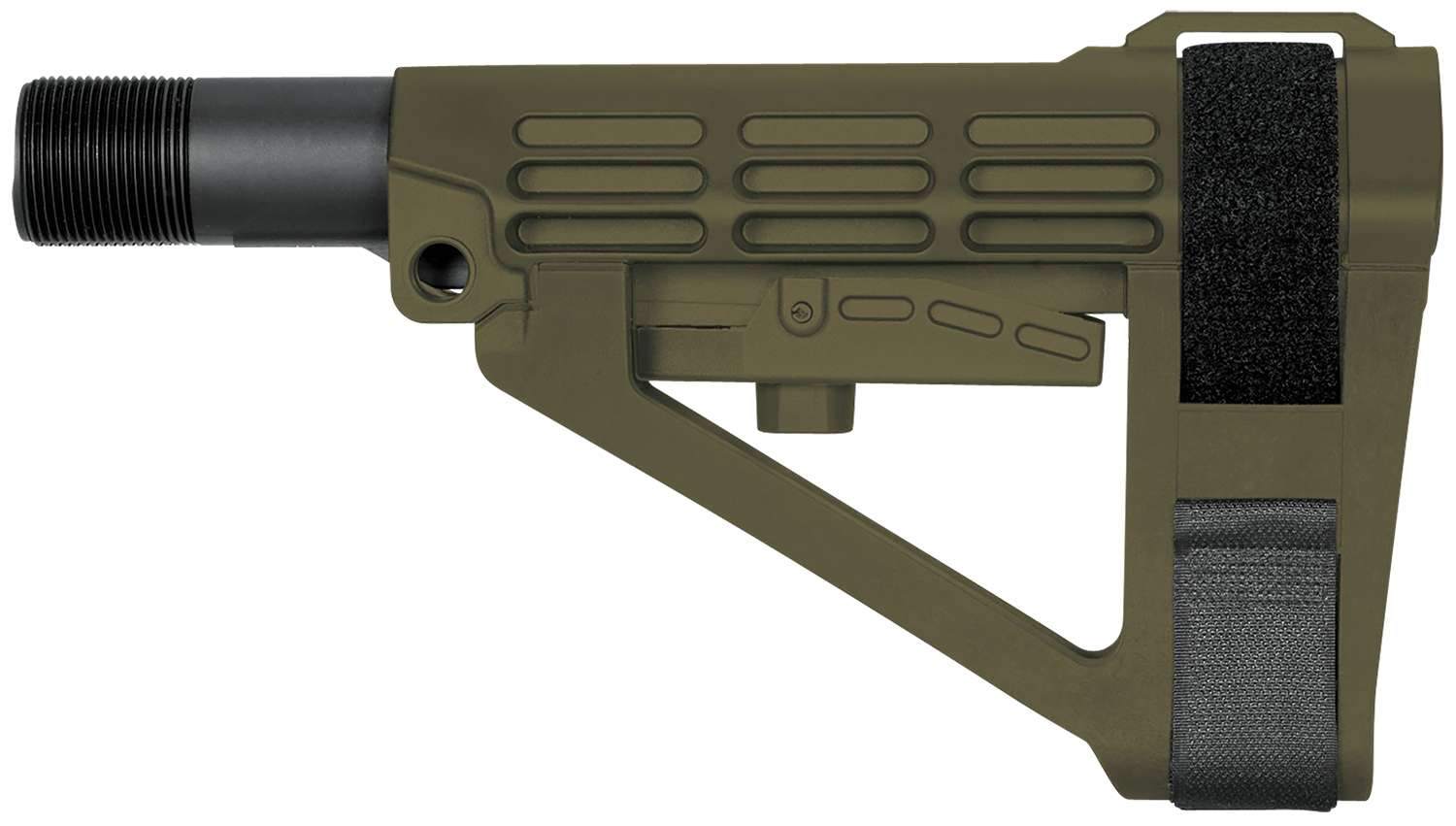 SB Tactical SBA4X04SB SBA4 Brace Synthetic OD Green 5Position