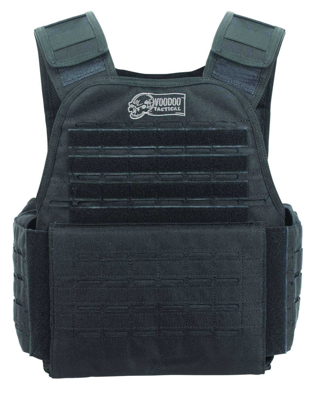 VOODOO TACTICAL LIGHTWEIGHT TACTICAL PLATE CARRIER (BLACK) - Voodoo Tactical