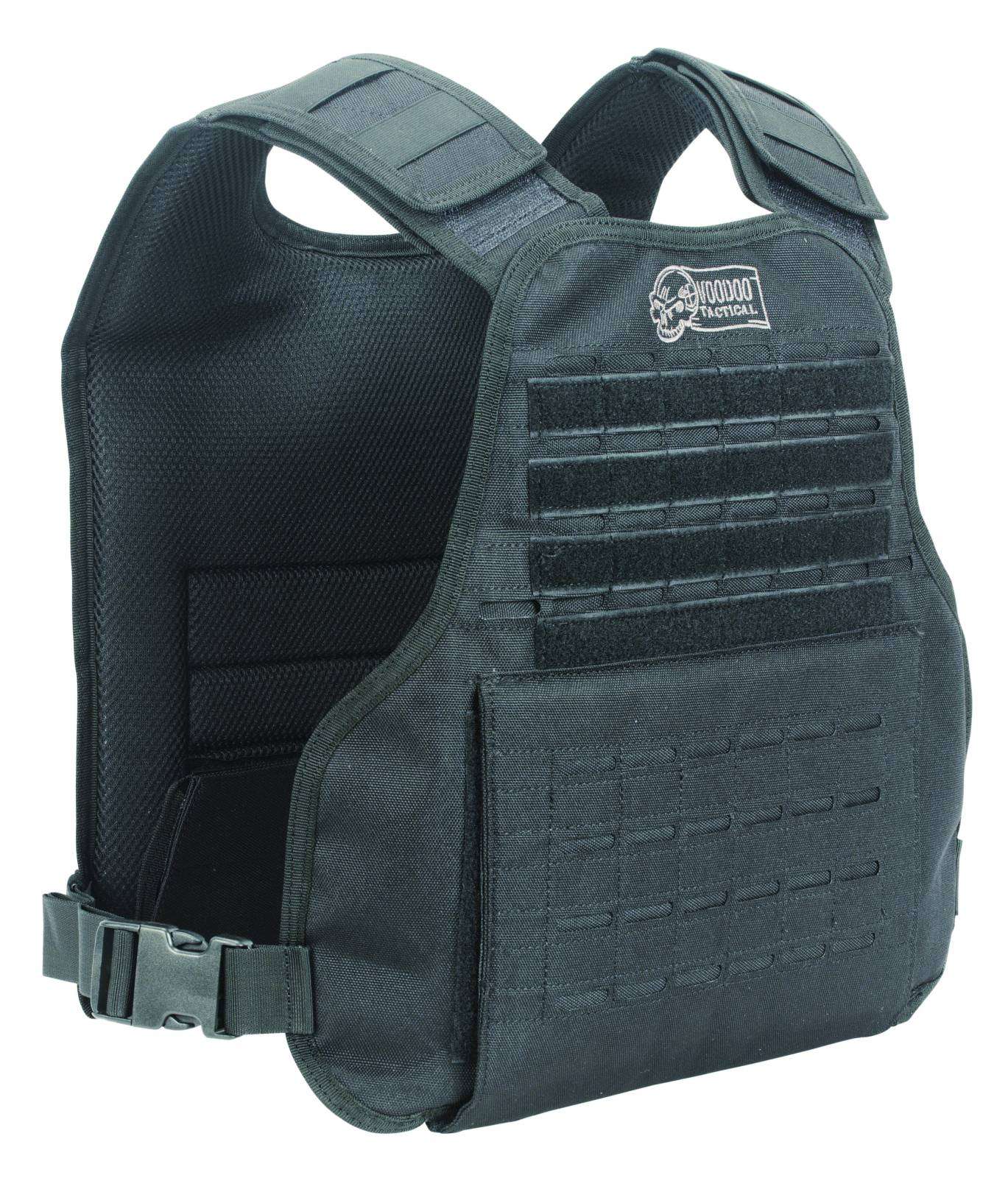 VOODOO TACTICAL LIGHTWEIGHT TACTICAL PLATE CARRIER (BLACK/3XL-5XL) - Voodoo Tactical