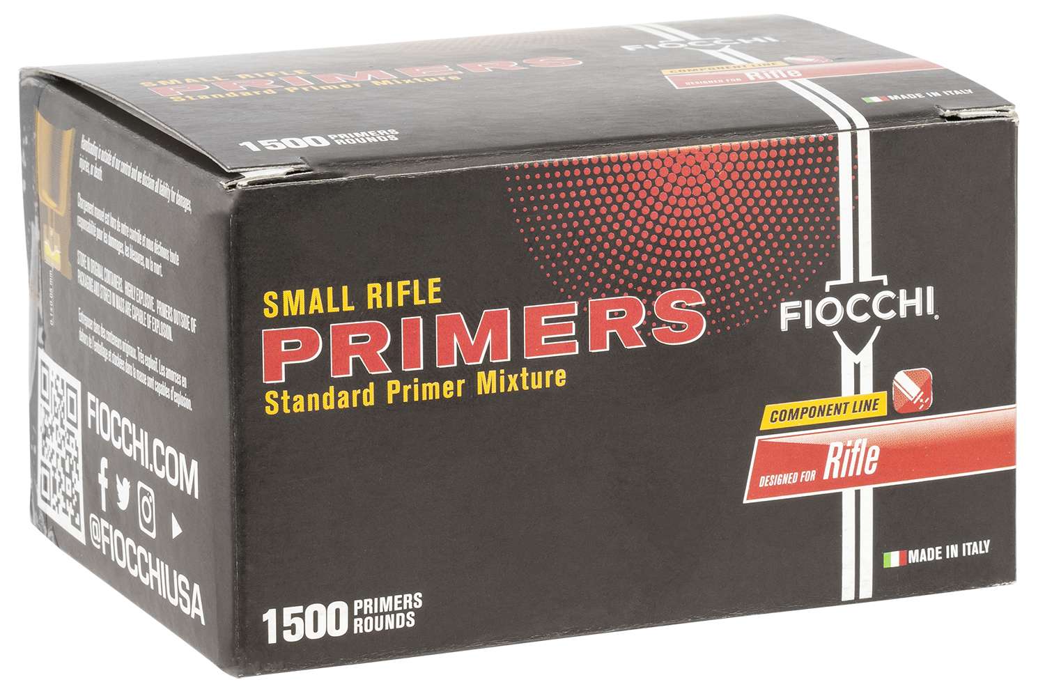Fiocchi Small Rifle Primers 1500 Count 10 Sleeves Of 150-img-0
