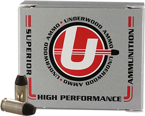 UNDERWOOD AMMO .380ACP 100GR. HARD CAST FN 20-PACK - 