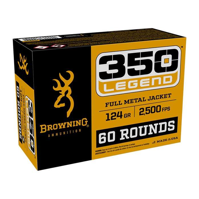 FULL METAL JACKET 350 LEGEND AMMO | Texas Underground Armory