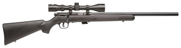 Savage 29200 Mark II FVXP with Scope 22 LR 5+1 21" Black Matte Blued Right-img-0