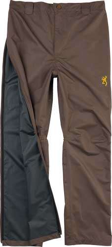 BG KANAWHA RAIN PANT LARGE MAJOR BROWN W/LEG TO WAIST ZPR - Browning