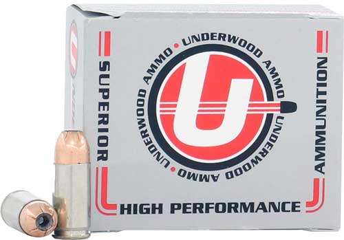 UNDERWOOD 380 ACP 90GR JHP 20RD 10BX/CS - 