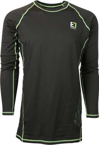 ELEMENT OUTDOORS BASE LAYER LIGHTWEIGHT SHIRT BLACK LARGE - 