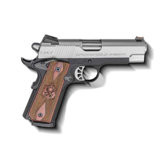 Springfield Armory Pi9211l 1911 Emp Champion 9mm Luger 4 101 Black Hardcoat Anodized Stainless