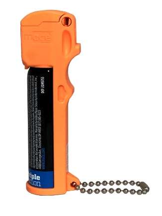 MACE PERSONAL PEPPER SPRAY NEON ORANGE TRIPLE ACTION - Mace