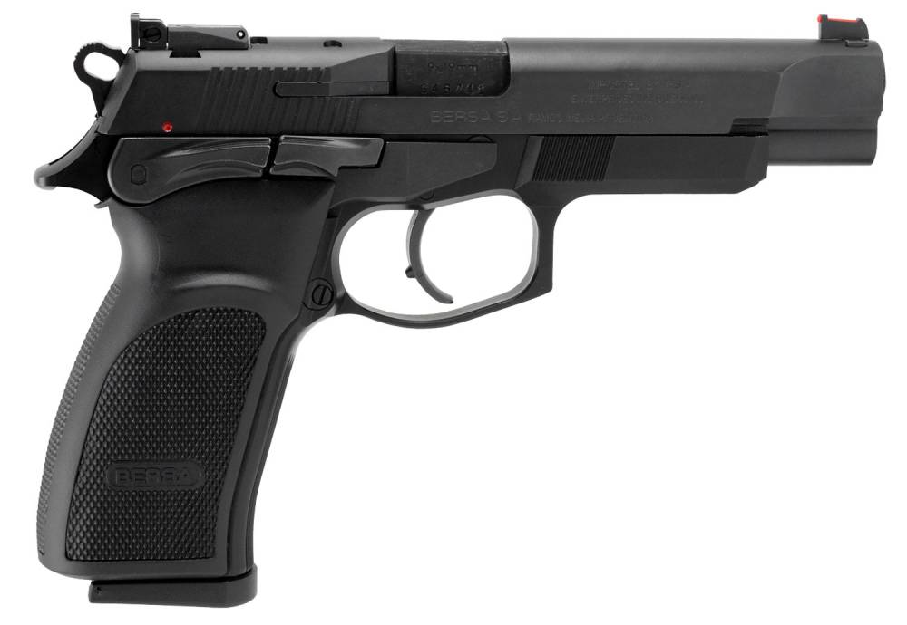 Bersa T9MPXT Thunder Pro XT 9mm Luger 4.96" 17+1 Black Black Polymer