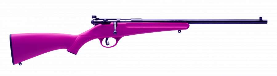 Savage 13783 Rascal Youth 22 LR 1 16.13" Purple Matte Blued Right Youth/Com-img-0