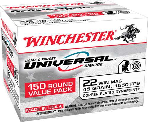 WIN UNIVERSAL 22WIN MAG 45GR 150/10 - 