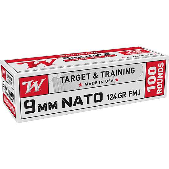 WIN 9MM NATO 124GR FMJ 100/10 VALUE PACK - 