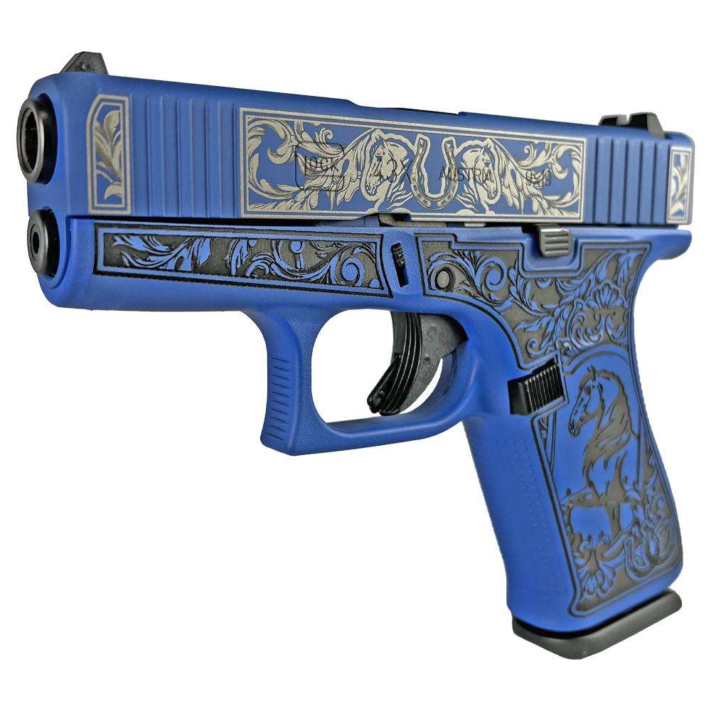 Glock 43X 9mm Glock & Horse Blue-img-0