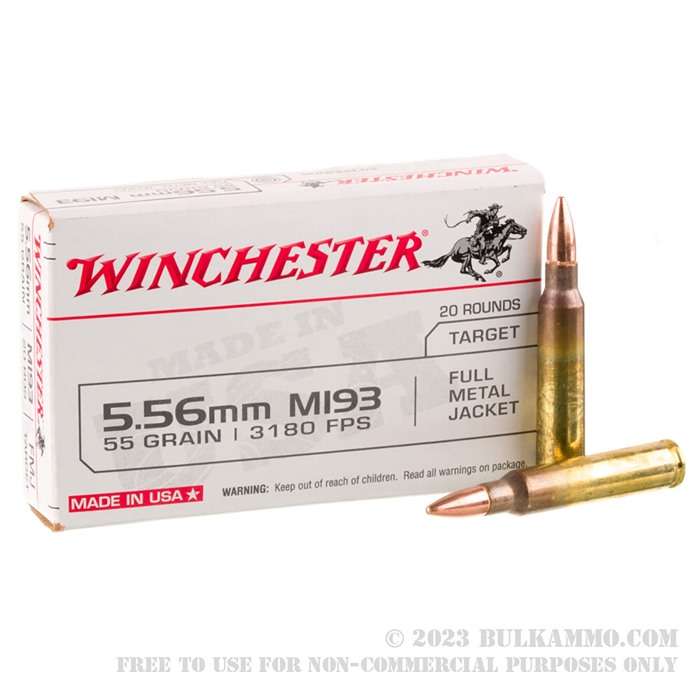 Performance 5 56x45 m193 ammo carters country