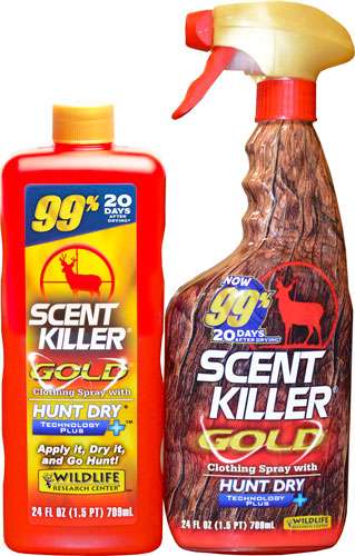 WRC CASE PACK OF 3 SCENT ELIMINATION GOLD COMBO 2-24OZ - 