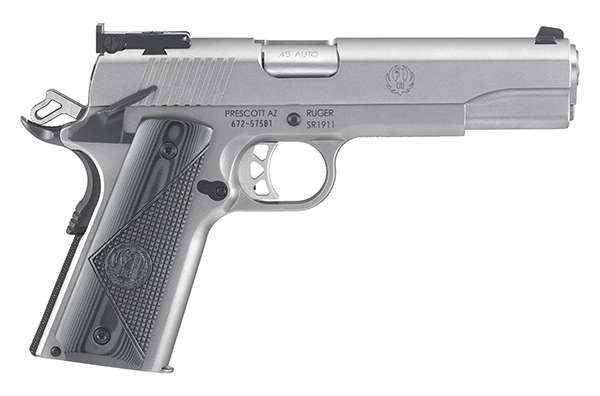 RUGER SR1911 TARGET STAINLESS .45 ACP 5