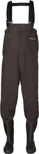 FT RANA PVC LUG CHEST WADER BROWN 9 - Frog Toggs