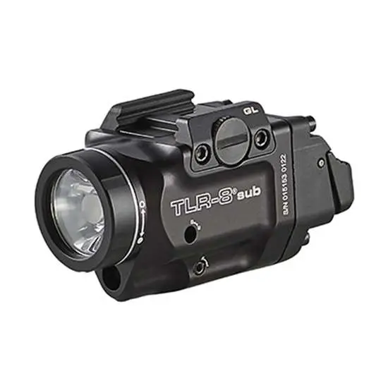 Streamlight TLR-8 Sub 500 Lumens Black Fits 1913 Rail 14-Rounds