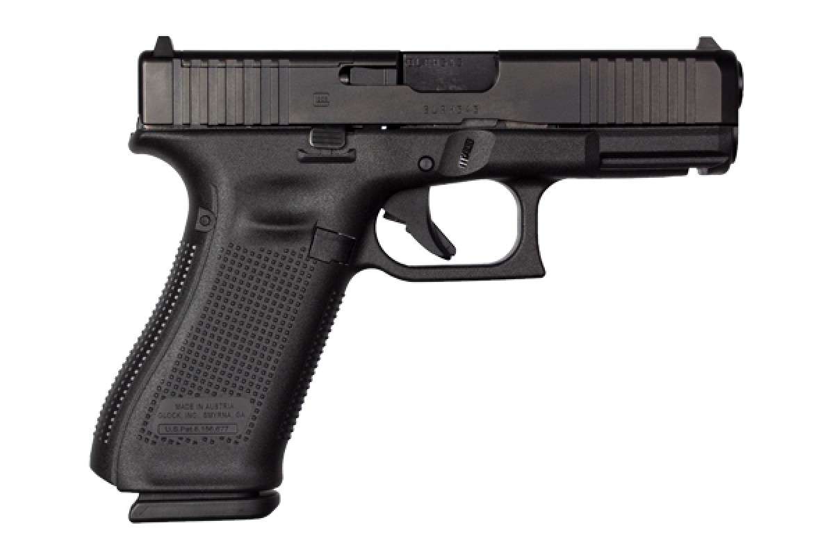 GLOCK 45 G45 MOS GEN 5 BFG HGA 9MM 4.0 IN BBL FS BLACK 5LB 3 17RD MAGS TRIG FRNT SERRATIONS BFG FRM - Glock