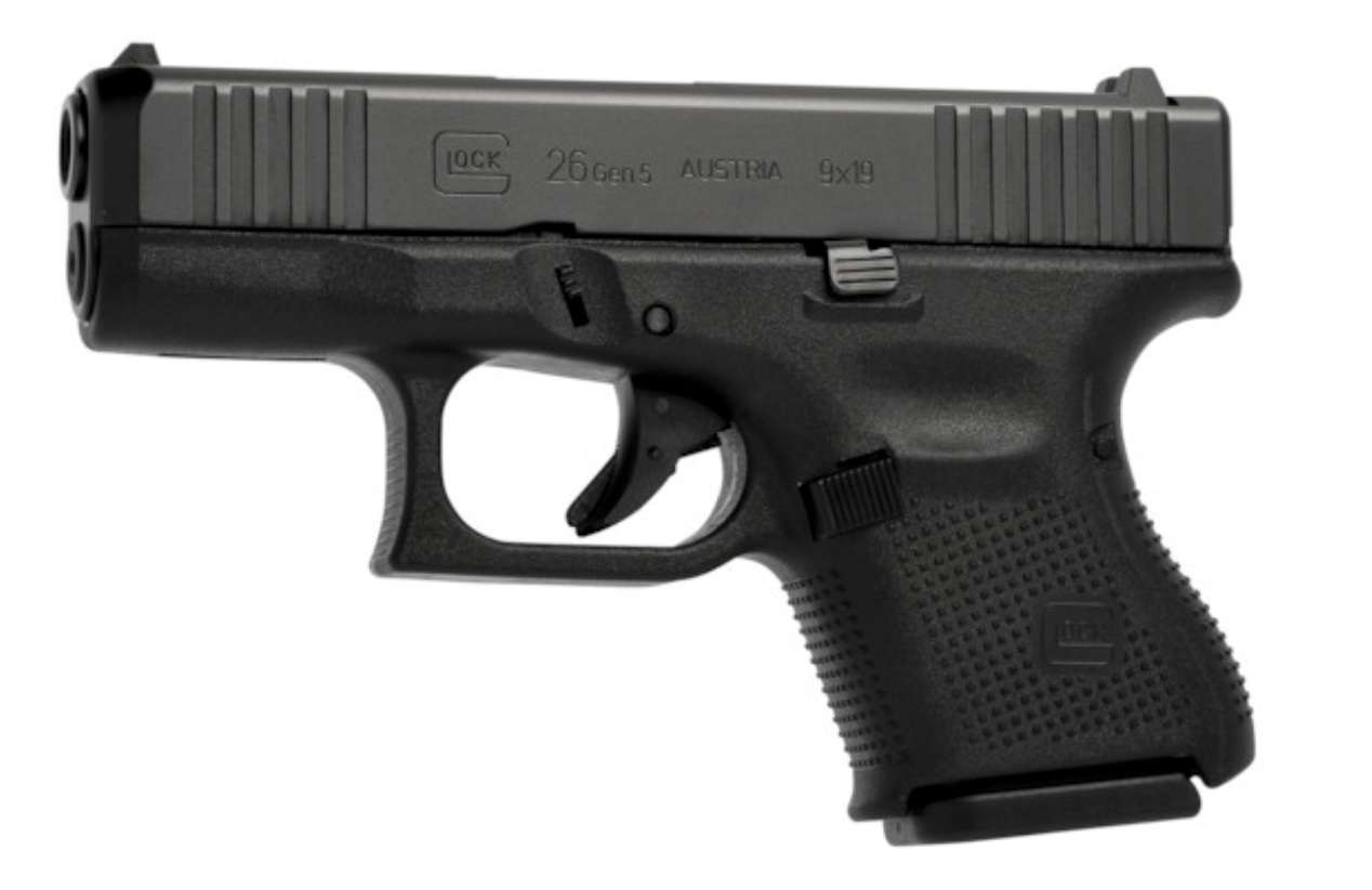 GLOCK 26 GEN 5 G26 HGA 9MM 3.5 IN BBL FS 5LB 3 10RD MAGS CERAKOTE GRAY BATTLEWORN FRAME/SLIDE - Glock