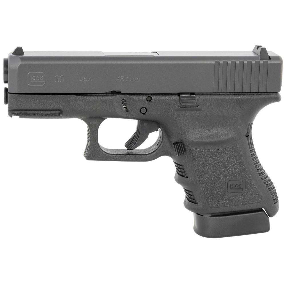 Glock UF3050201 G30 Short Frame *CA Compliant 45 ACP 3.78" Barrel 10+1, Bla-img-0