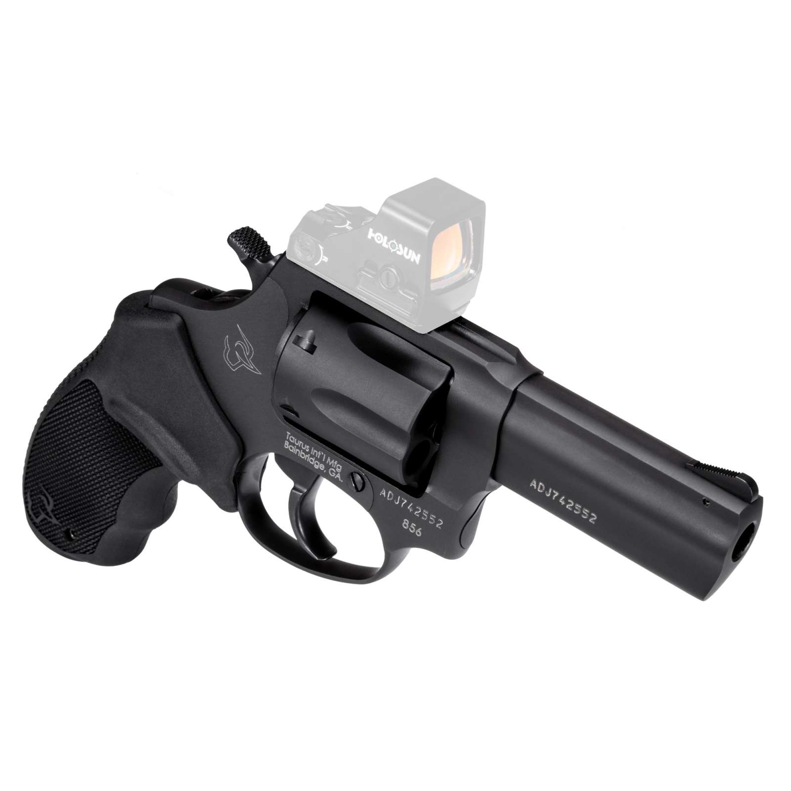 Taurus 2856P31 856 T.O.R.O. 38 Special 6 Shot 3 Barrel Bright Stainless  Steel Black Rubber Grip Features Optic Mount For Micro Red Dot 2-856P31