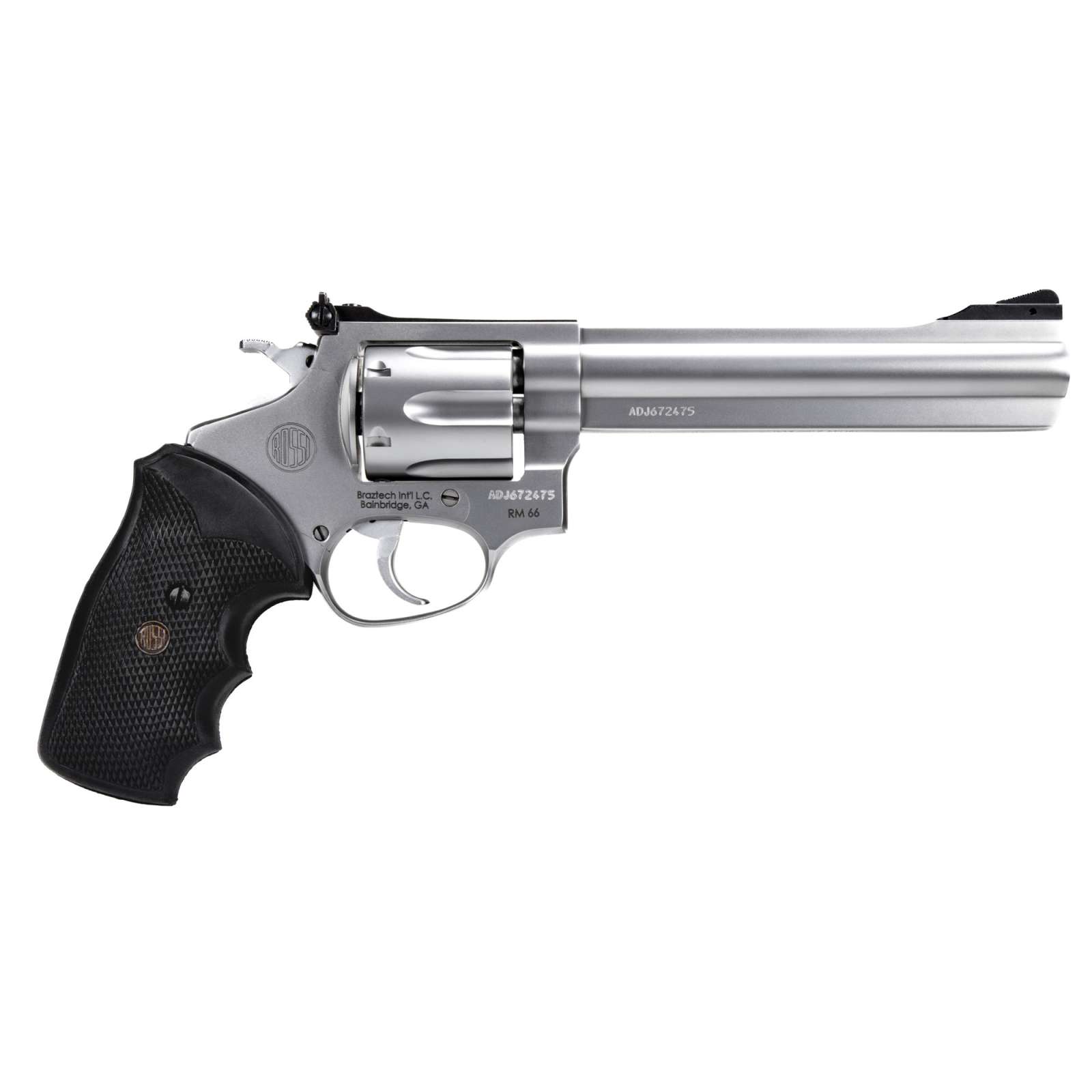 Rossi RM66 Revolver - Stainless | .357 Mag | 6 Barrel | 6rd | Rubber grip-img-1