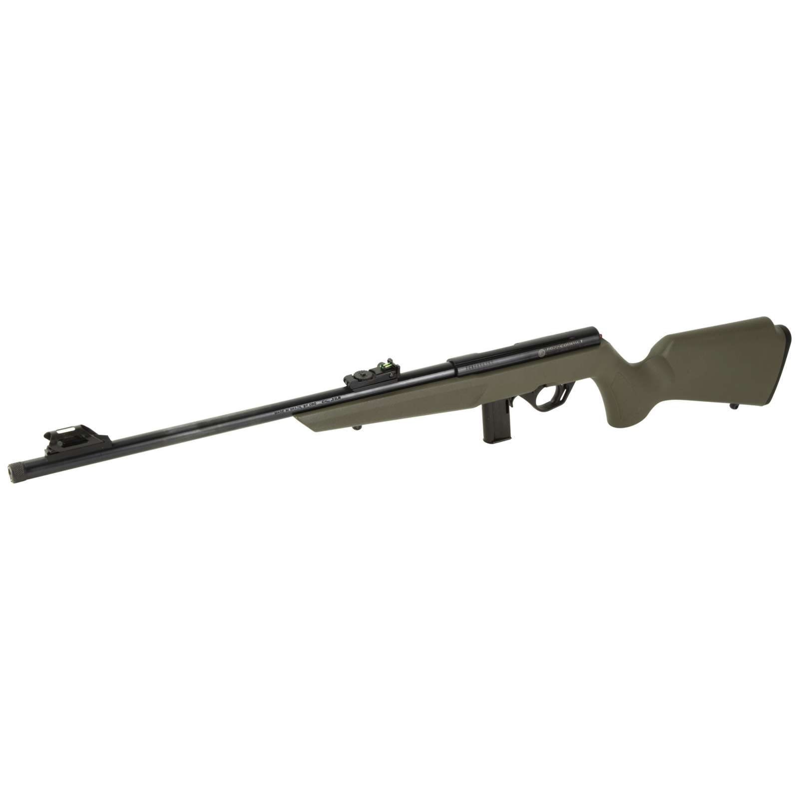 Rossi Compact Bolt Action Rimfire Rifle - Black / OD Green | .22 LR | 16.5"-img-1