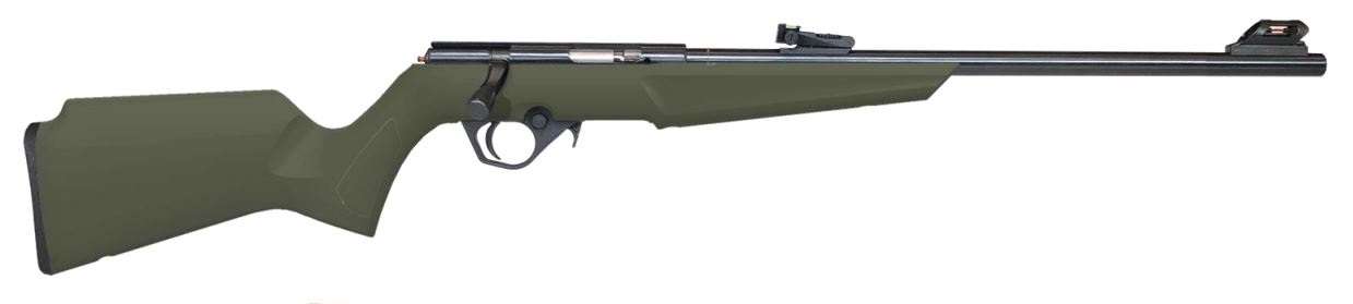 Rossi Compact Bolt Action Rimfire Rifle - Black / OD Green | .22 LR | 16.5"-img-2