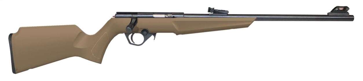 Rossi Compact Bolt Action Rimfire Rifle - Black / FDE | .22 LR | 16.5" Barr-img-2