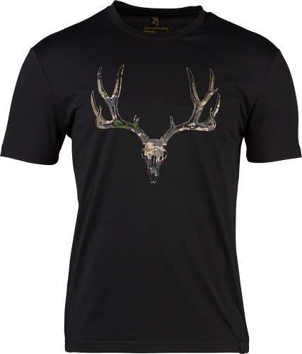 BROWNING SS PERF CAMP SHIRT MULE DEER LOGO BLACK X-LARGE* - Browning