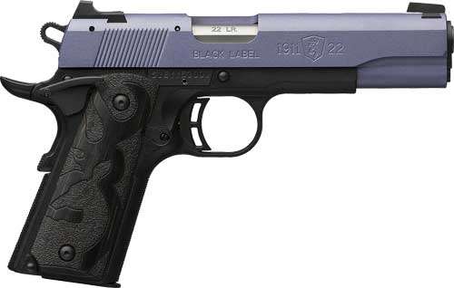 Browning 051893490 1911 Black Label 22 LR 10+1 4.25" BBL Crushed Orchid-img-0