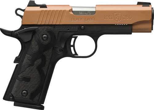 Browning 051988492 1911 Black Label 380 ACP 10+1 3.63" BBL Copper-img-0
