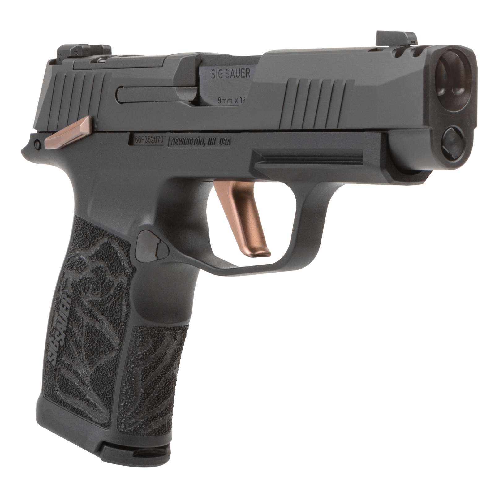 Sig Sauer P365 Rose Handgun 9MM 12Rd Magazines (2) 3.1" Barrel Black With R-img-2