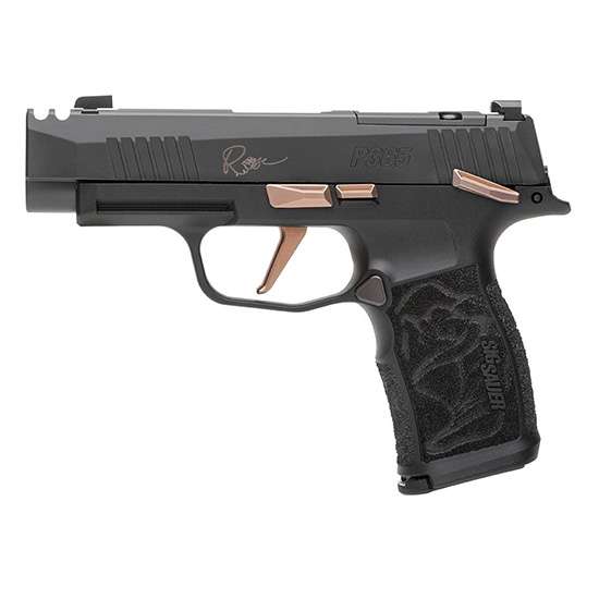 Sig Sauer P365 Rose Handgun 9MM 12Rd Magazines (2) 3.1" Barrel Black With R-img-0