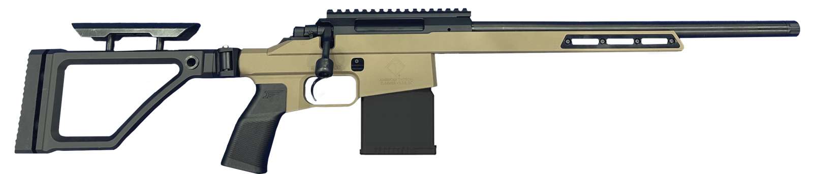 BLACK CREEK TRX BRONCO RIB BOLT ACTION .308WIN 16.5IN BBL 1:8 MODULAR CHASSIS FSS STK 10RD TAN - American Tactical Inc