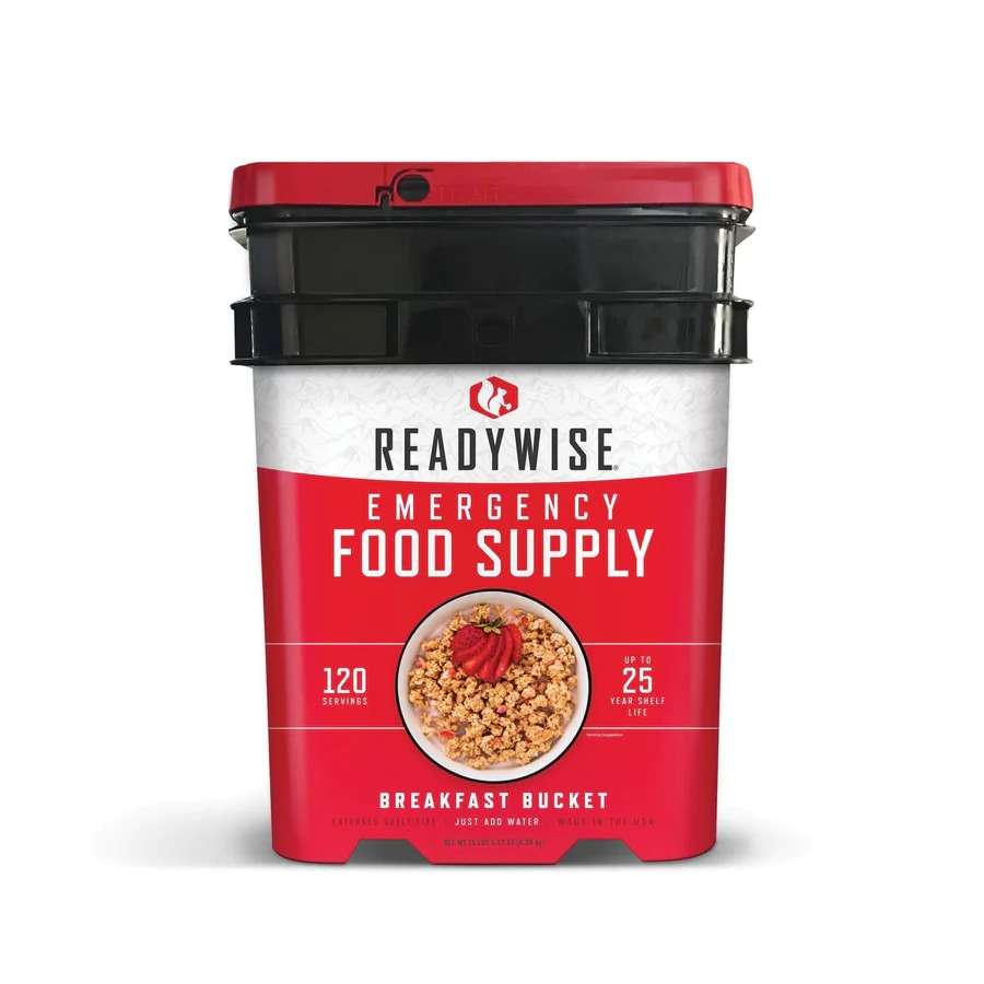 ReadyWise 120 Serving Breakfast Bucket - Readywise Company