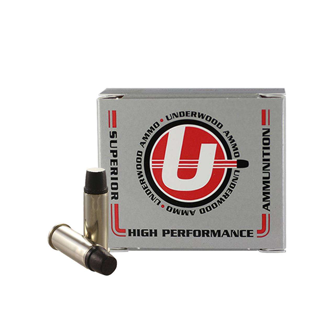 44 Special 255 Grain Lead Keith-Type Semi-Wadcutter Gas Check Ammo 20 Rnd - Underwood Ammo