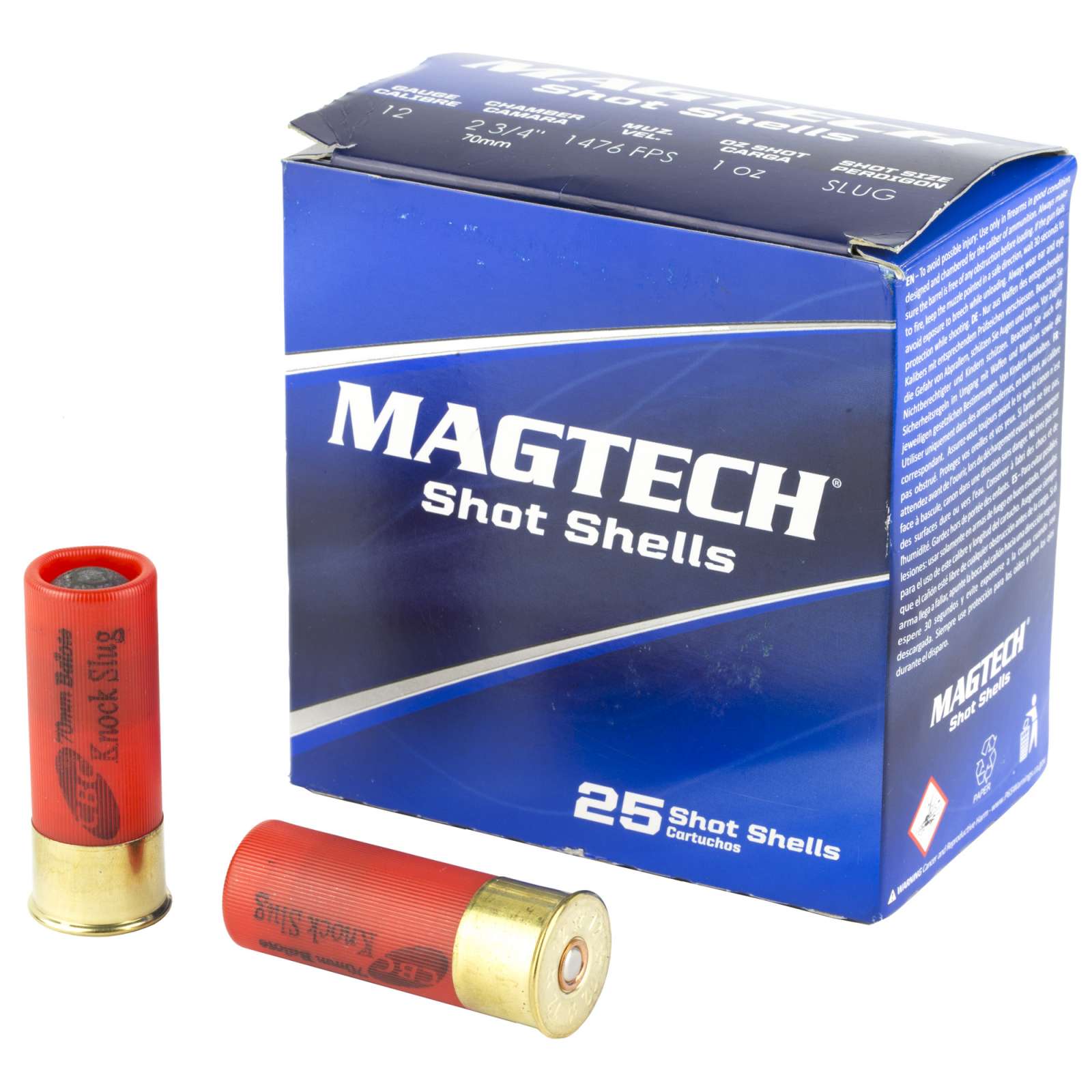 MAGTECH SHOTSHELL 12GA 2.75IN 1OZ SLUG 25RD | Range USA