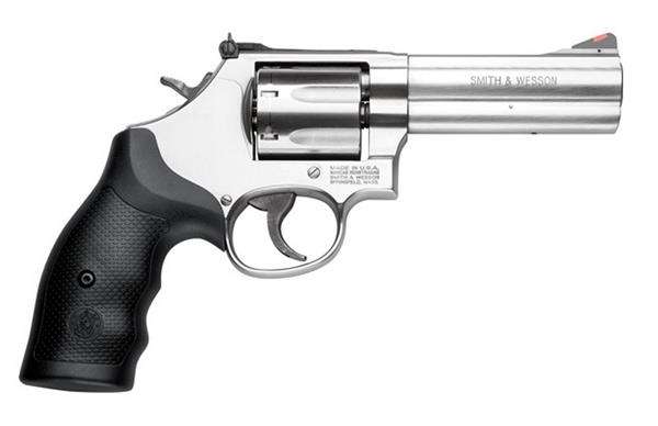 Smith & Wesson 164194 686 Plus 357 Mag 7 Round 4" Stainless Steel Black Pol-img-2